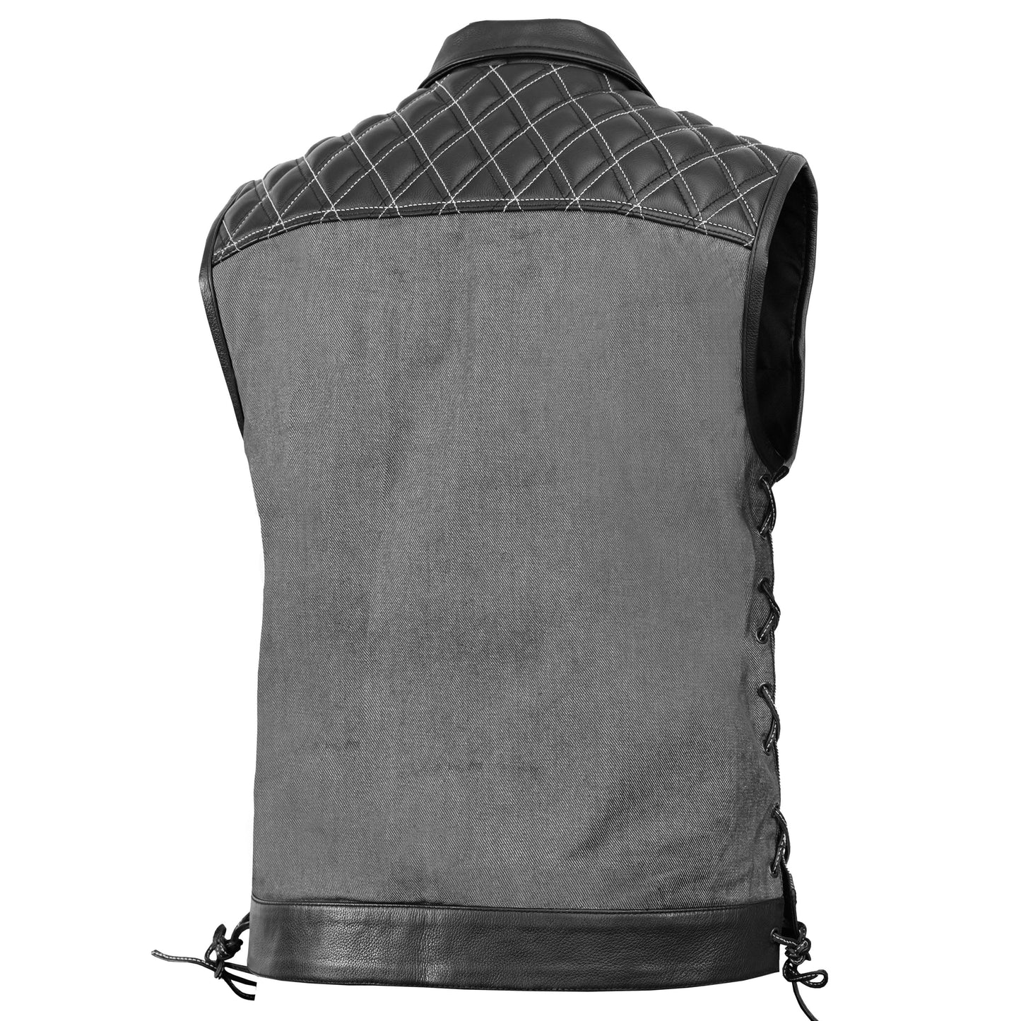 Dark Venture Men’s Leather Vest