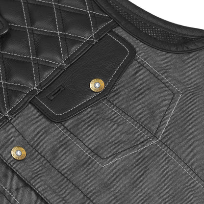 Dark Venture Men’s Leather Vest