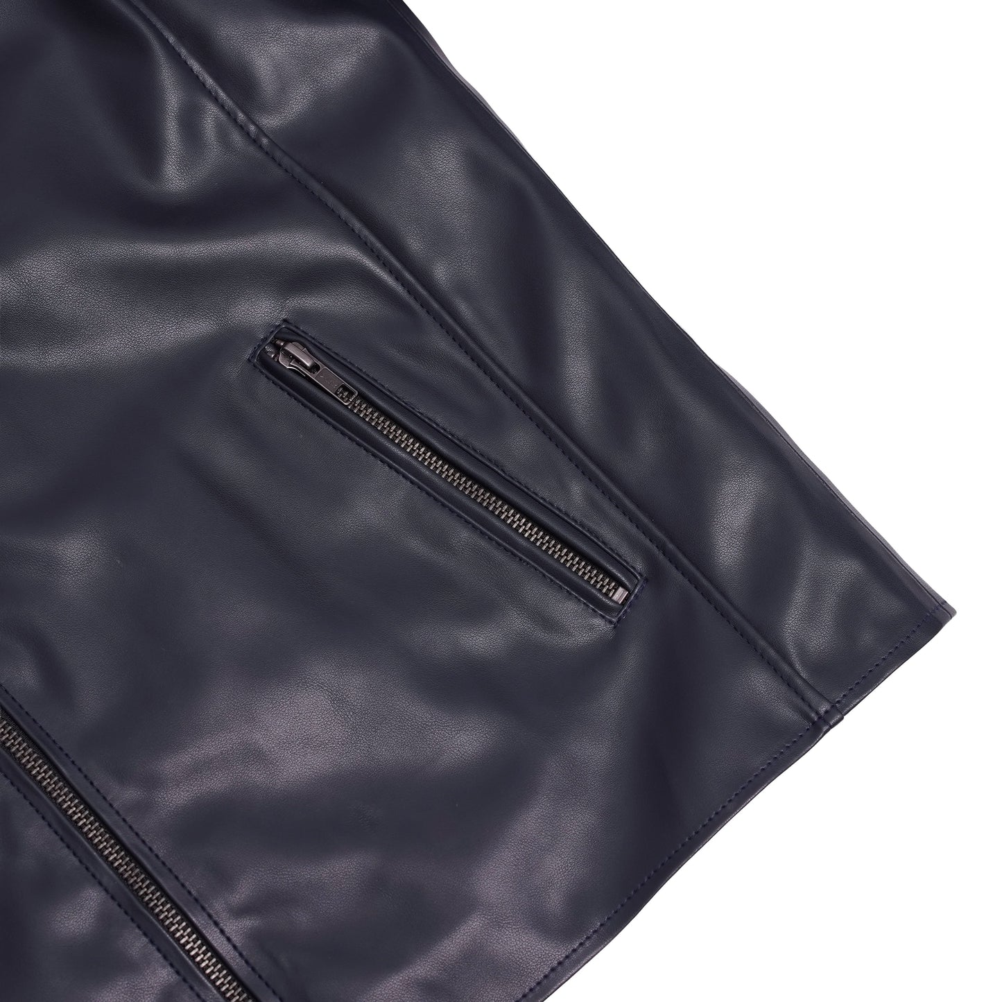 NavyFlux Men’s Faux Leather Jacket