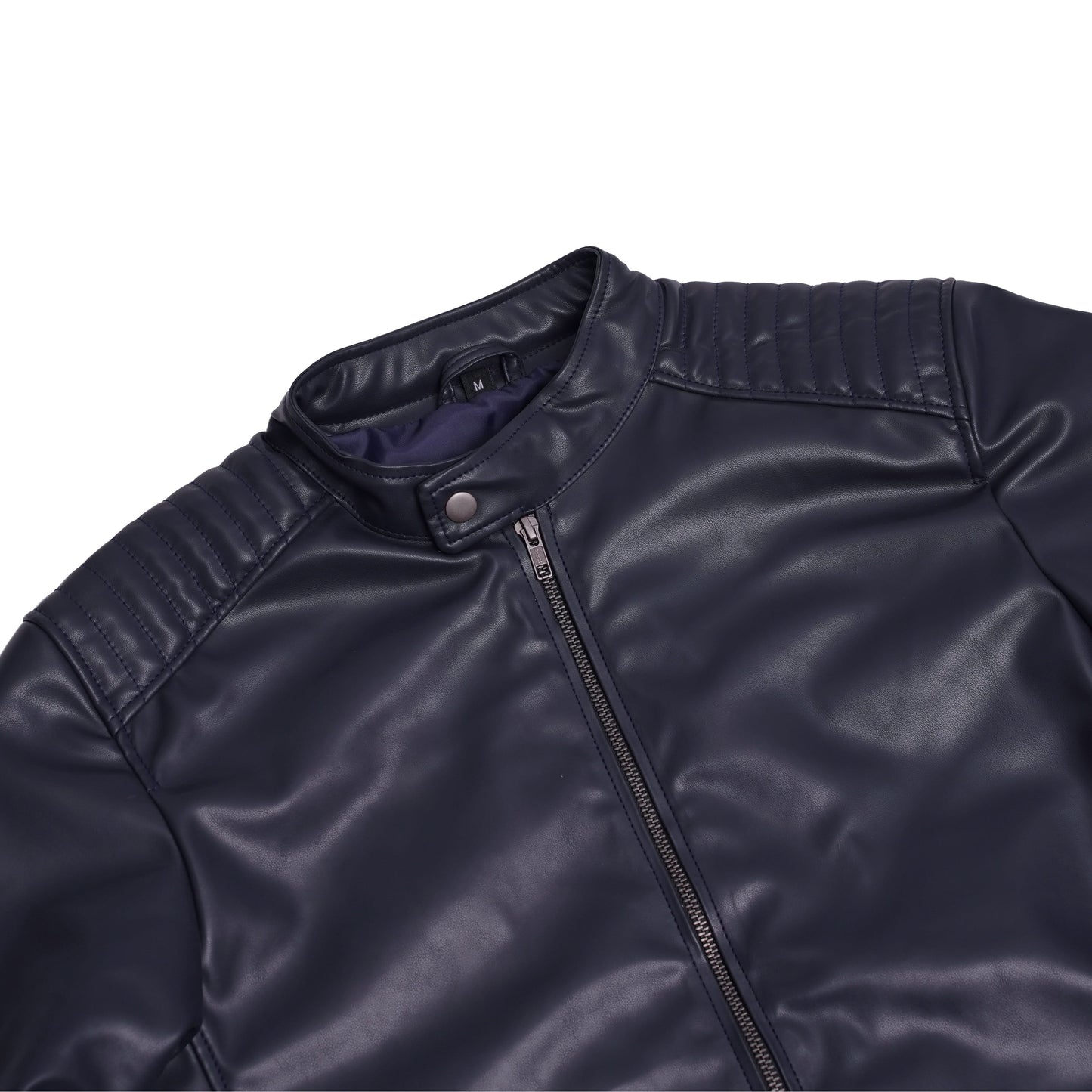 NavyFlux Men’s Faux Leather Jacket