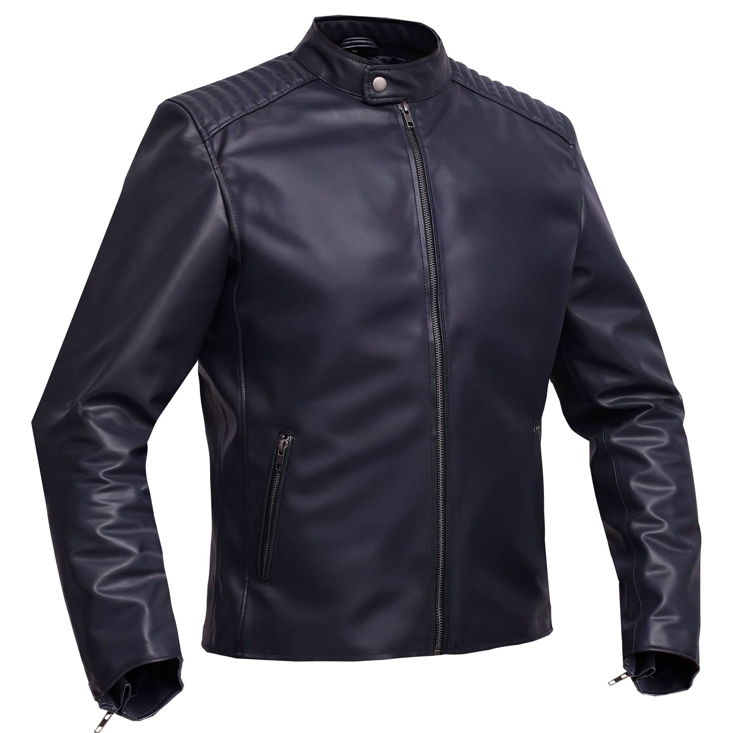 NavyFlux Men’s Faux Leather Jacket