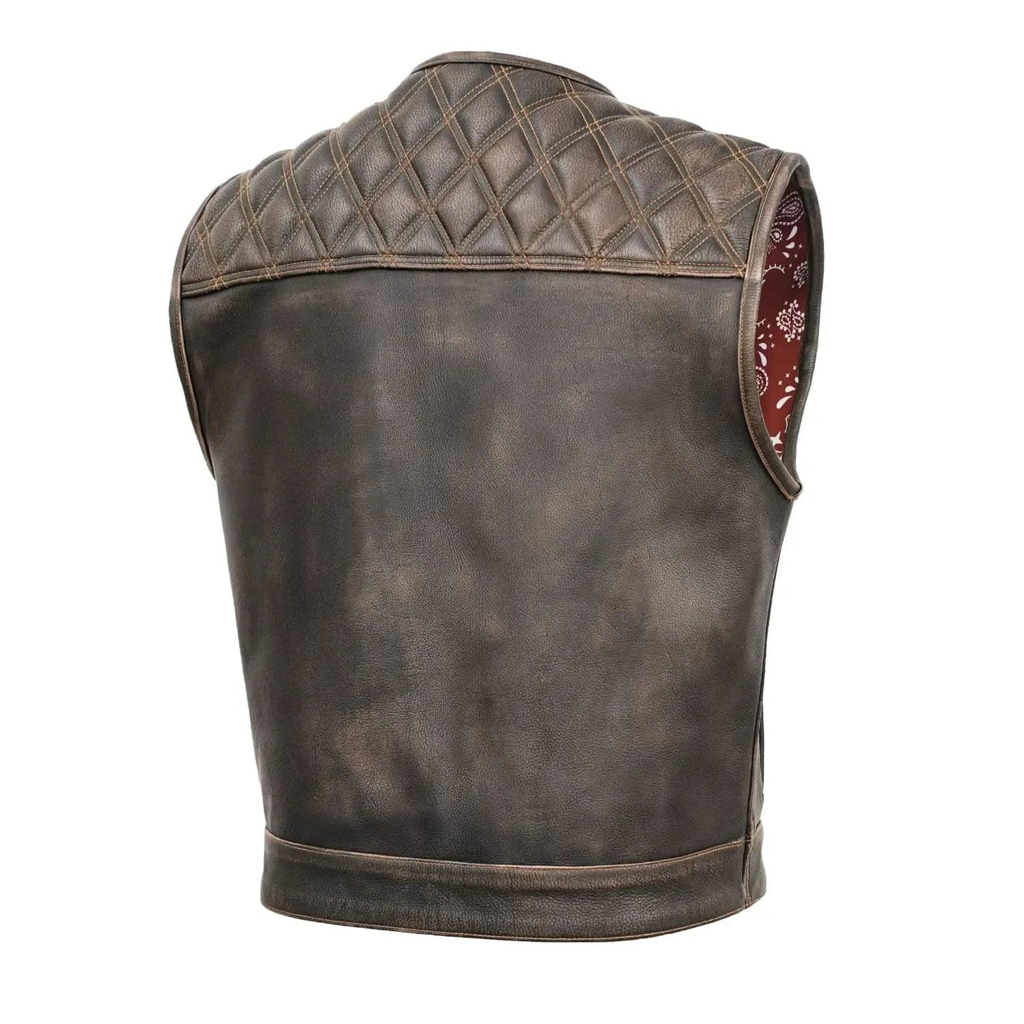 Liberty Knight - Lowcut Blaze Lowside Men's Leather Vest
