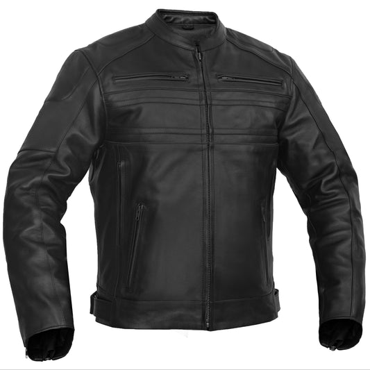 Tarmac Mens Leather Motorcycle Jacket