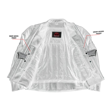 Tarmac Mens Leather Motorcycle Jacket