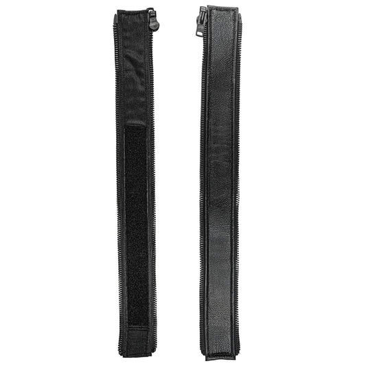 VXP505 Men's Black Universal Vest Expander Panel with Black Oxides Zip (Single Piece)