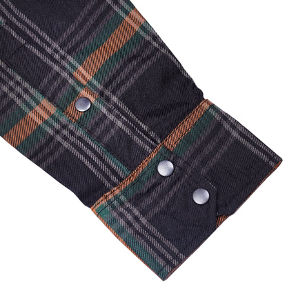 Sprucer Men’s Blue and Green Flannel Shirt