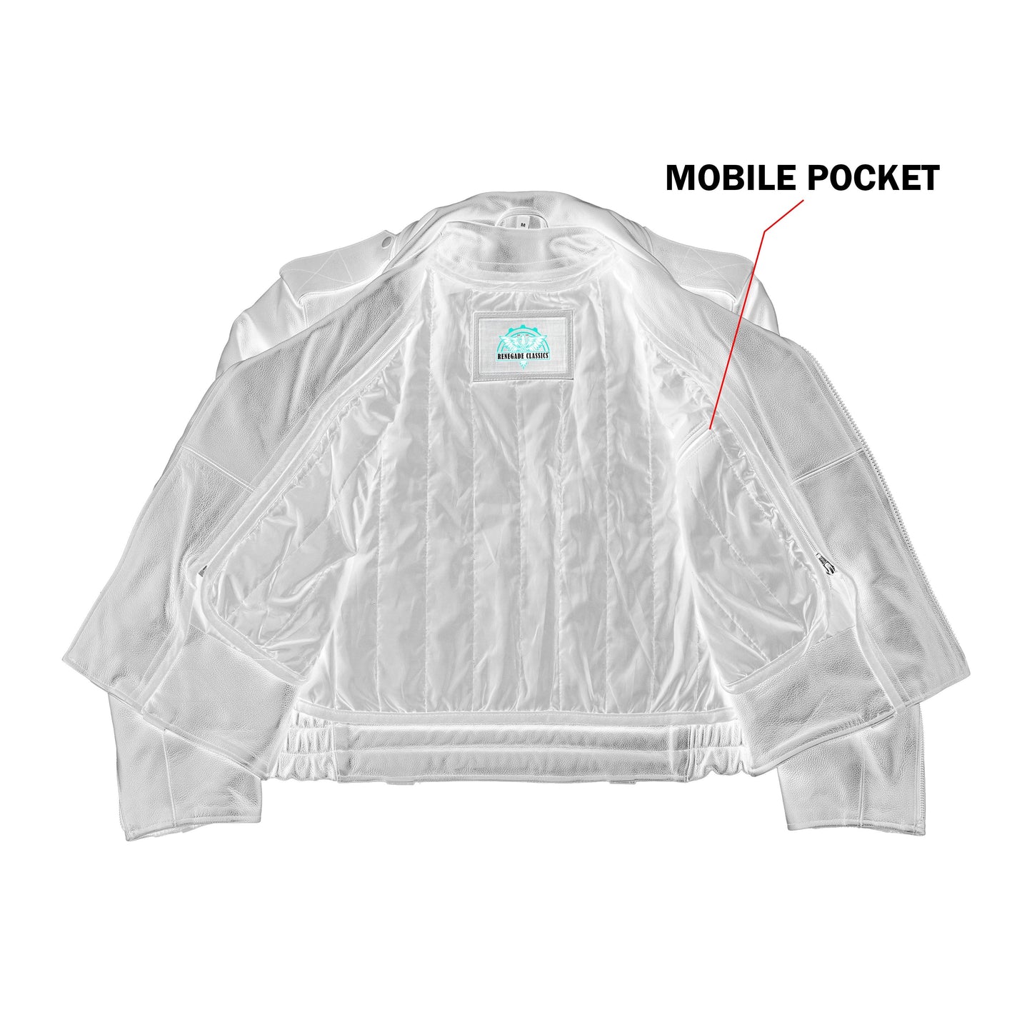 Rogue Rider Men’s Leather Motorcycle Jacket