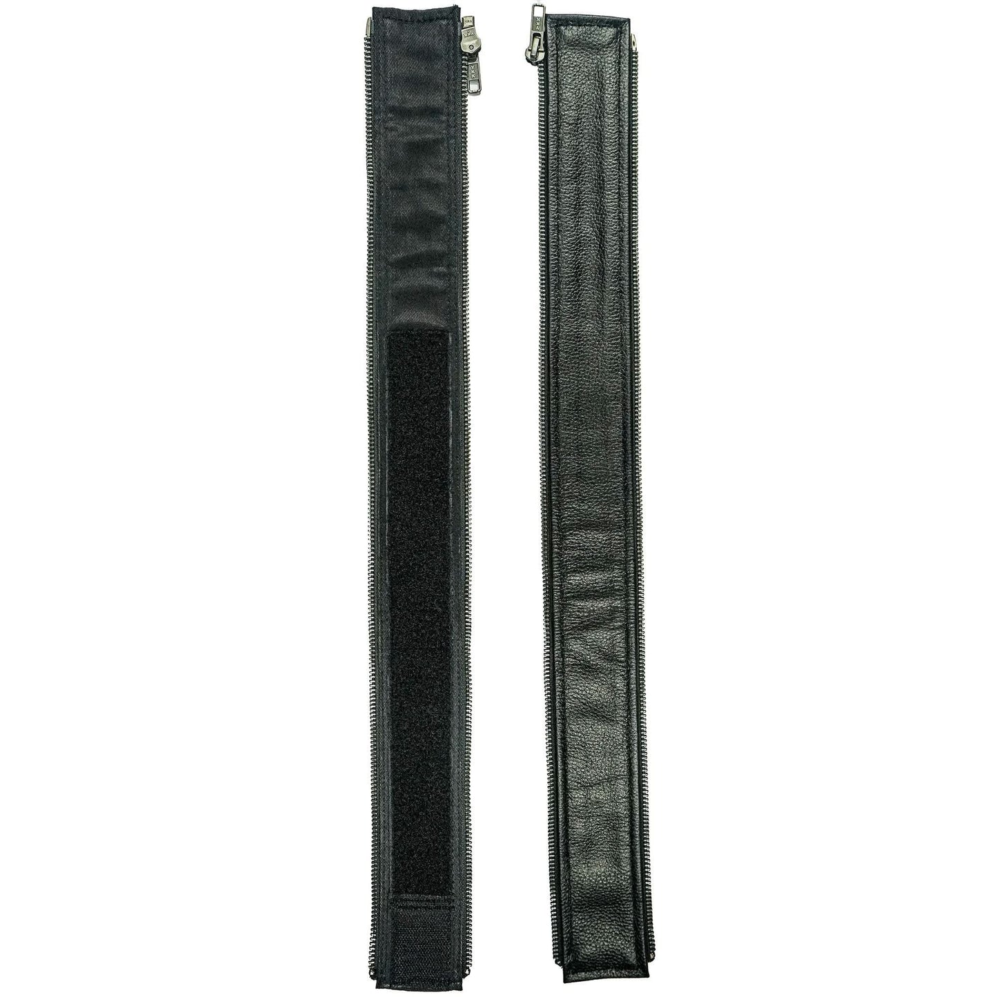 VXP53 Men's Black Universal Vest Expander Panel with Gun Metal Zip # 5 (Single Piece)