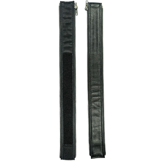 VXP53 Men's Black Universal Vest Expander Panel with Gun Metal Zip # 5