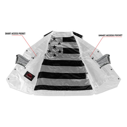 Star-Dusted Men's Leather Vest