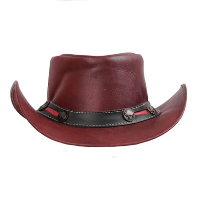 Ruby Maverick- Men’s Leather Hat