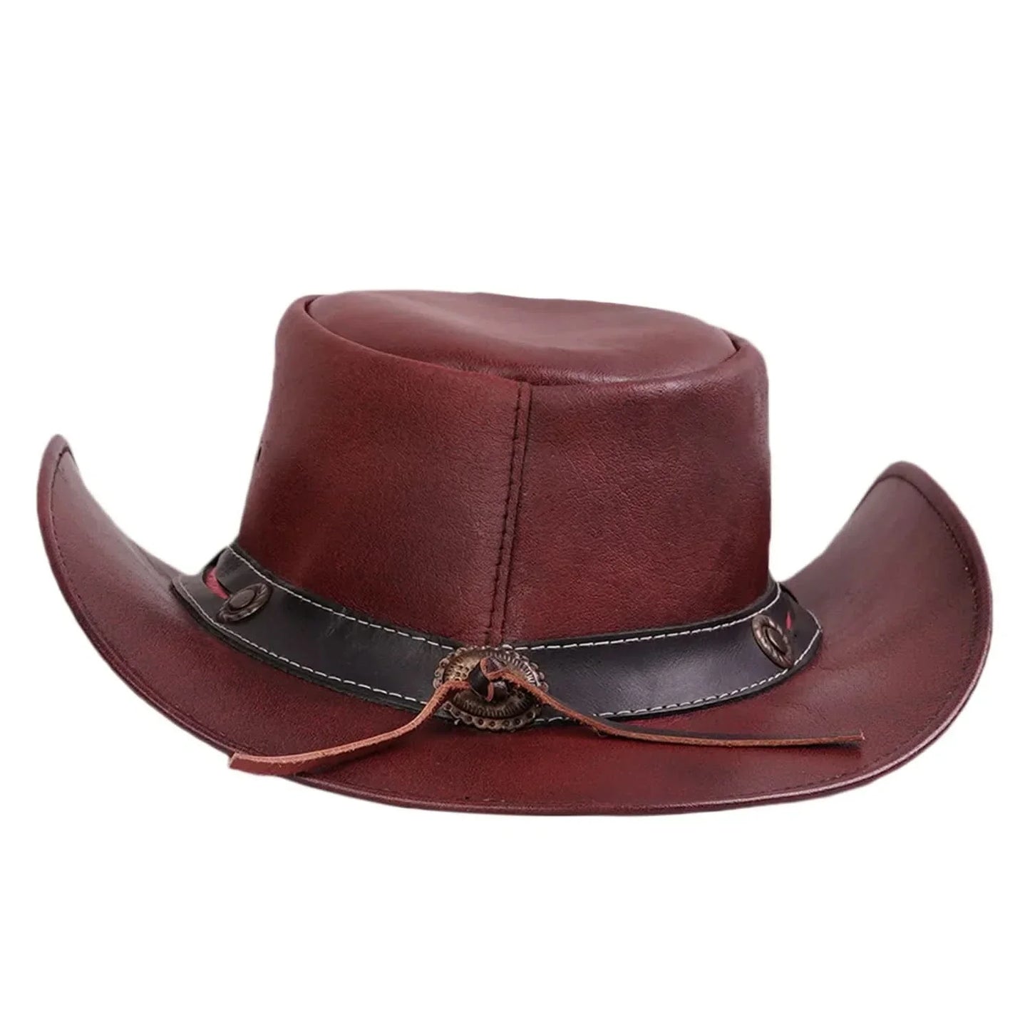 Ruby Maverick- Men’s Leather Hat