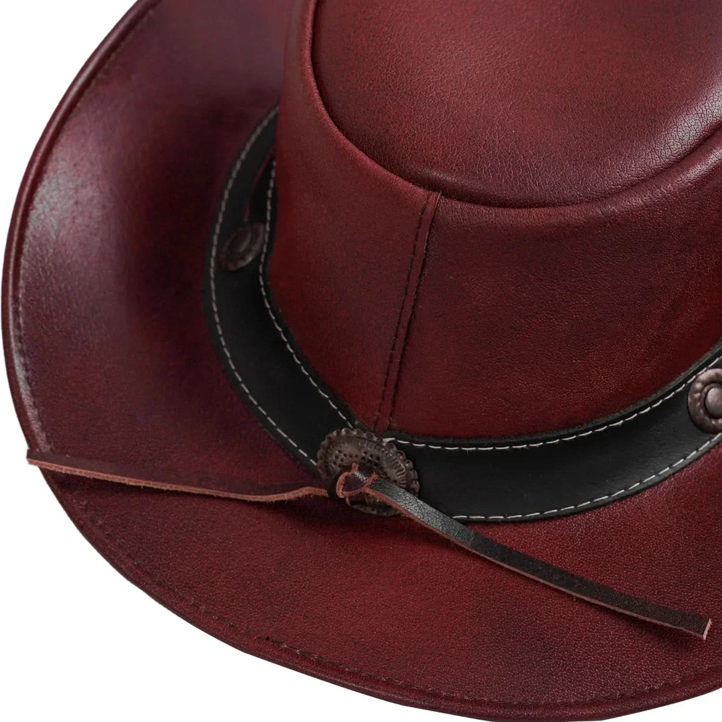 Ruby Maverick- Men’s Leather Hat