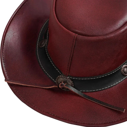 Ruby Maverick- Men’s Leather Hat