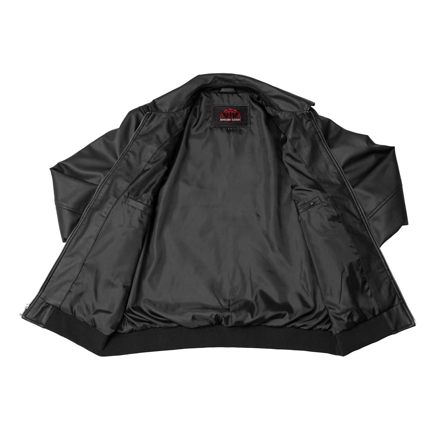 Midnight Forge Men’s Faux Leather Motorcycle Jacket