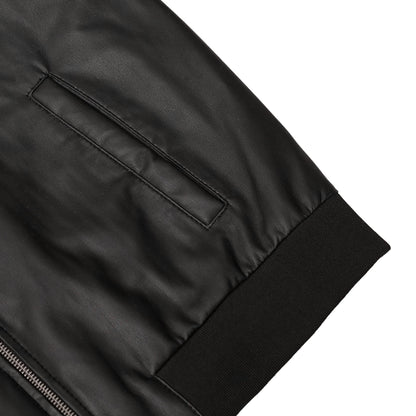 Midnight Forge Men’s Faux Leather Motorcycle Jacket