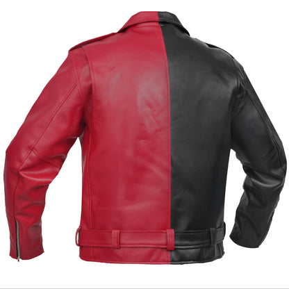 Void Ember Men’s Faux Leather Motorcycle Jacke