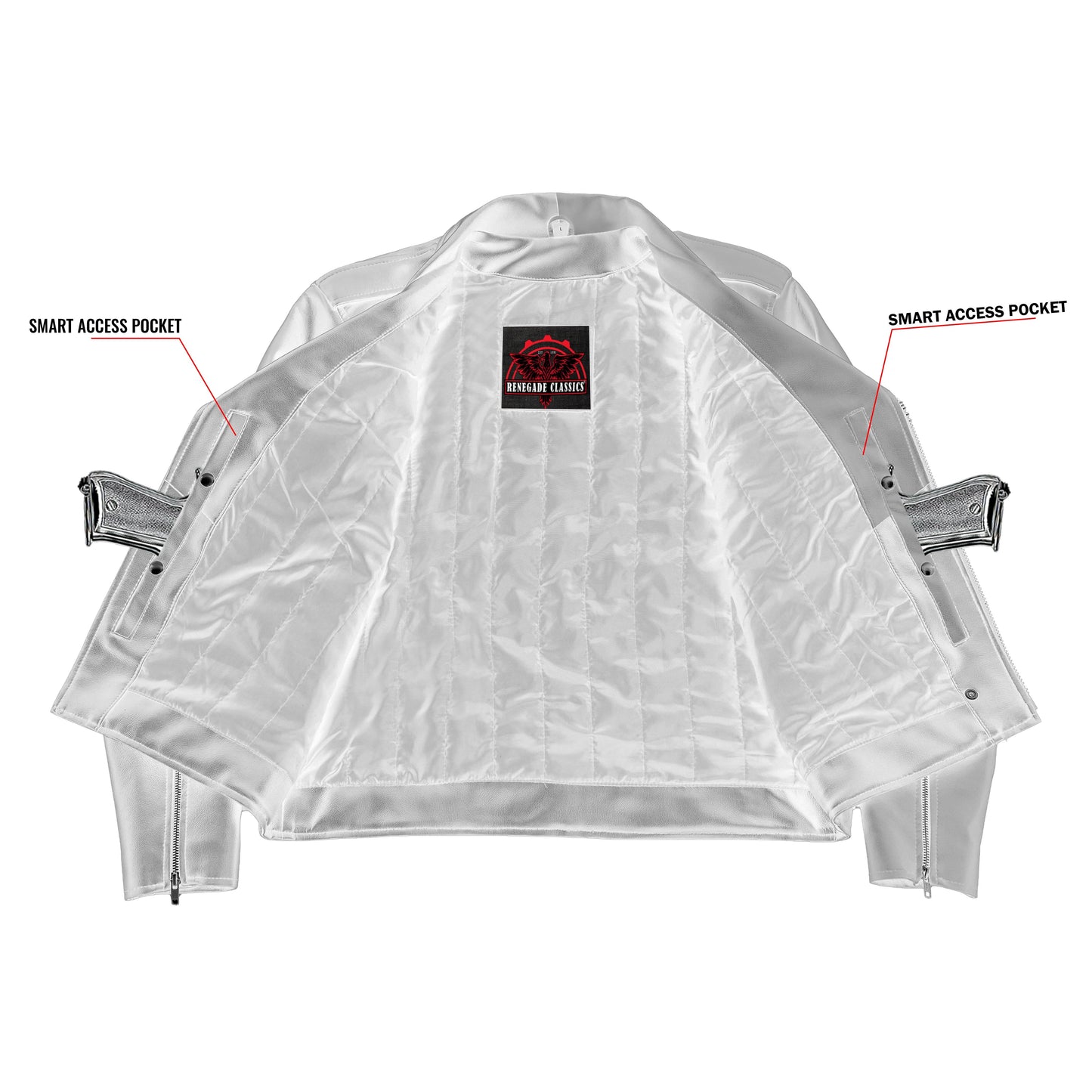 Void Ember Men’s Faux Leather Motorcycle Jacke