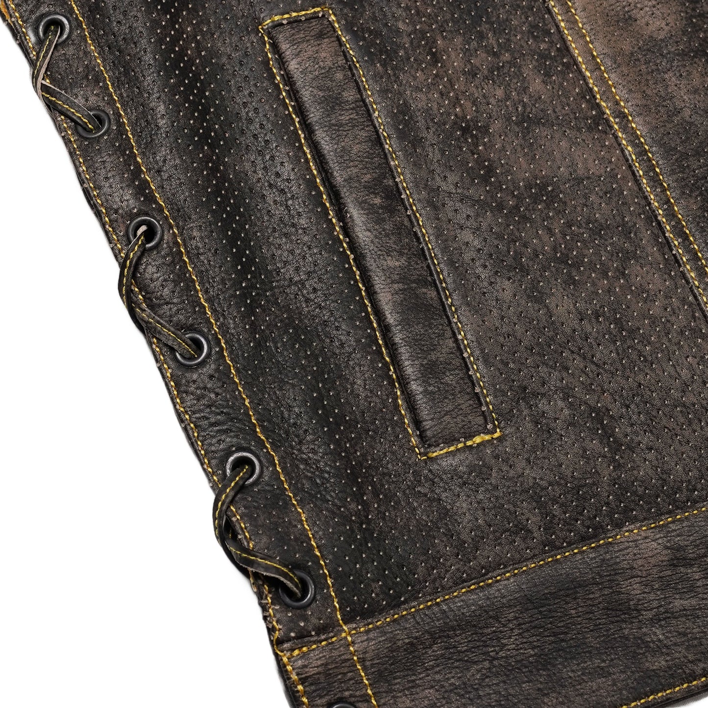 Ironhide Men’s Leather Vest