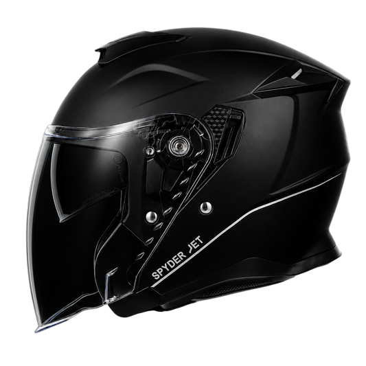D.O.T. & ECE Daytona Spyder Jet- Dull Black