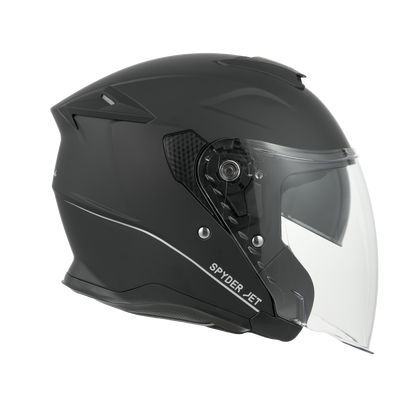 D.O.T. & ECE Daytona Spyder Jet- Dull Black