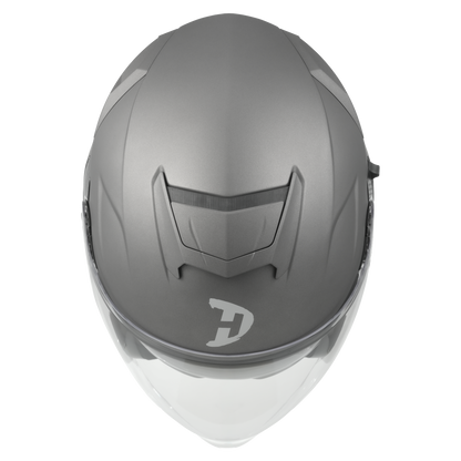D.O.T. & ECE Daytona Spyder Jet- Gun Metal Grey Dull Metallic