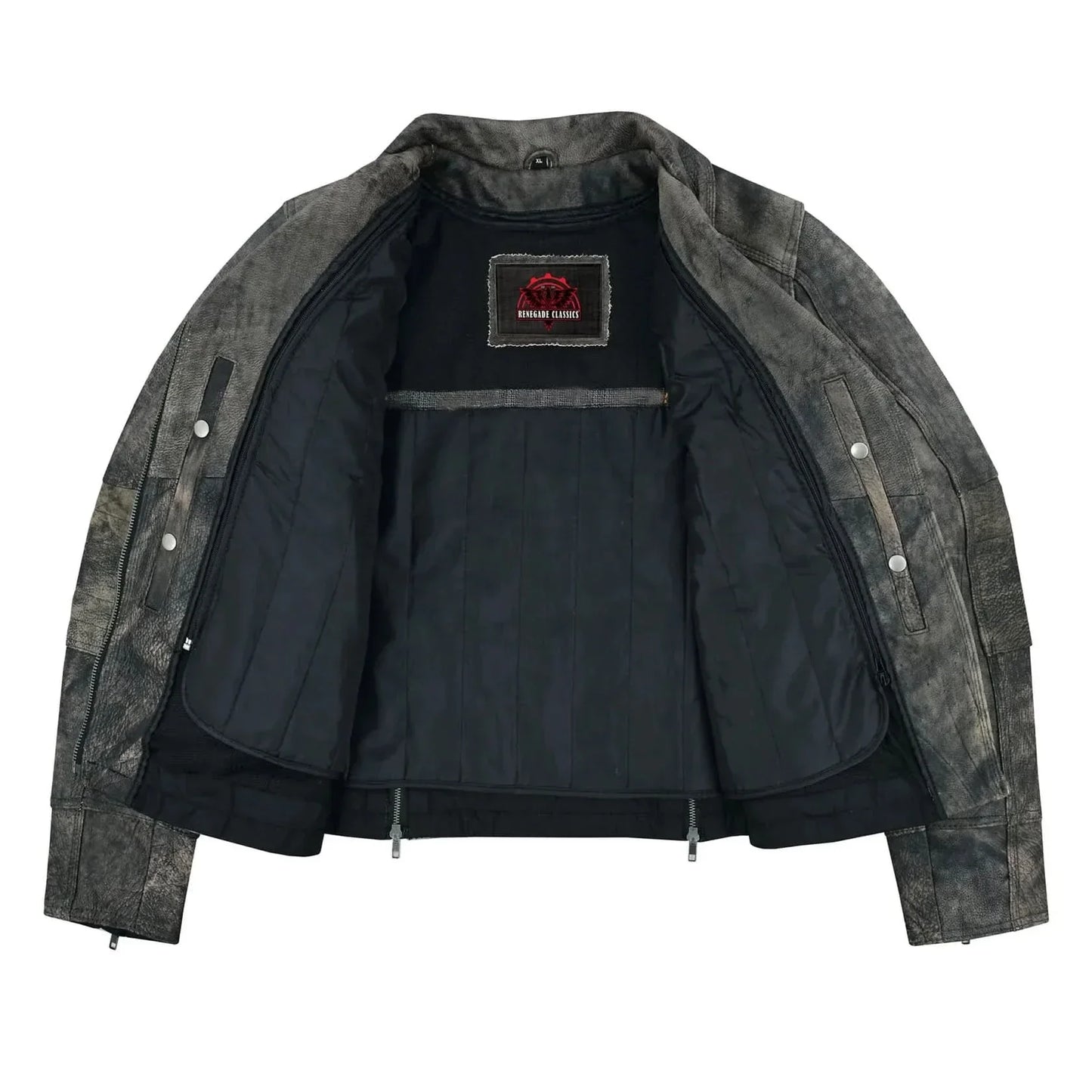 Shen Antique Brown Women's Leather Motorcycle Jacket