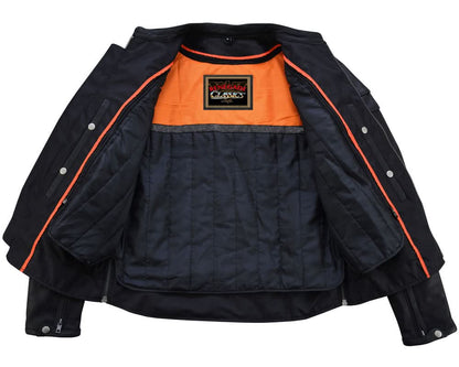 Speedster Black Men's Leather Motorcycle Jacket