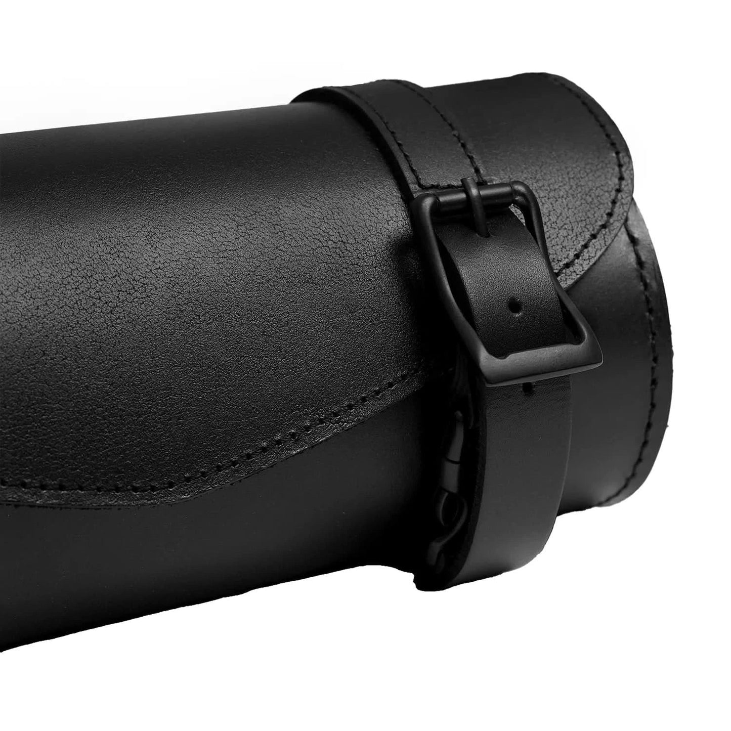 RapidThrottle Premium Large Leather Round Tool Bag
