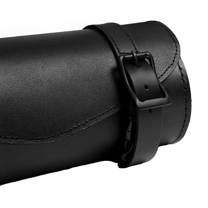 RapidThrottle Premium Large Leather Round Tool Bag