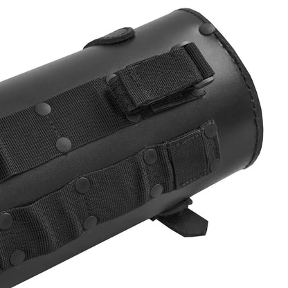 RapidThrottle Premium Large Leather Round Tool Bag