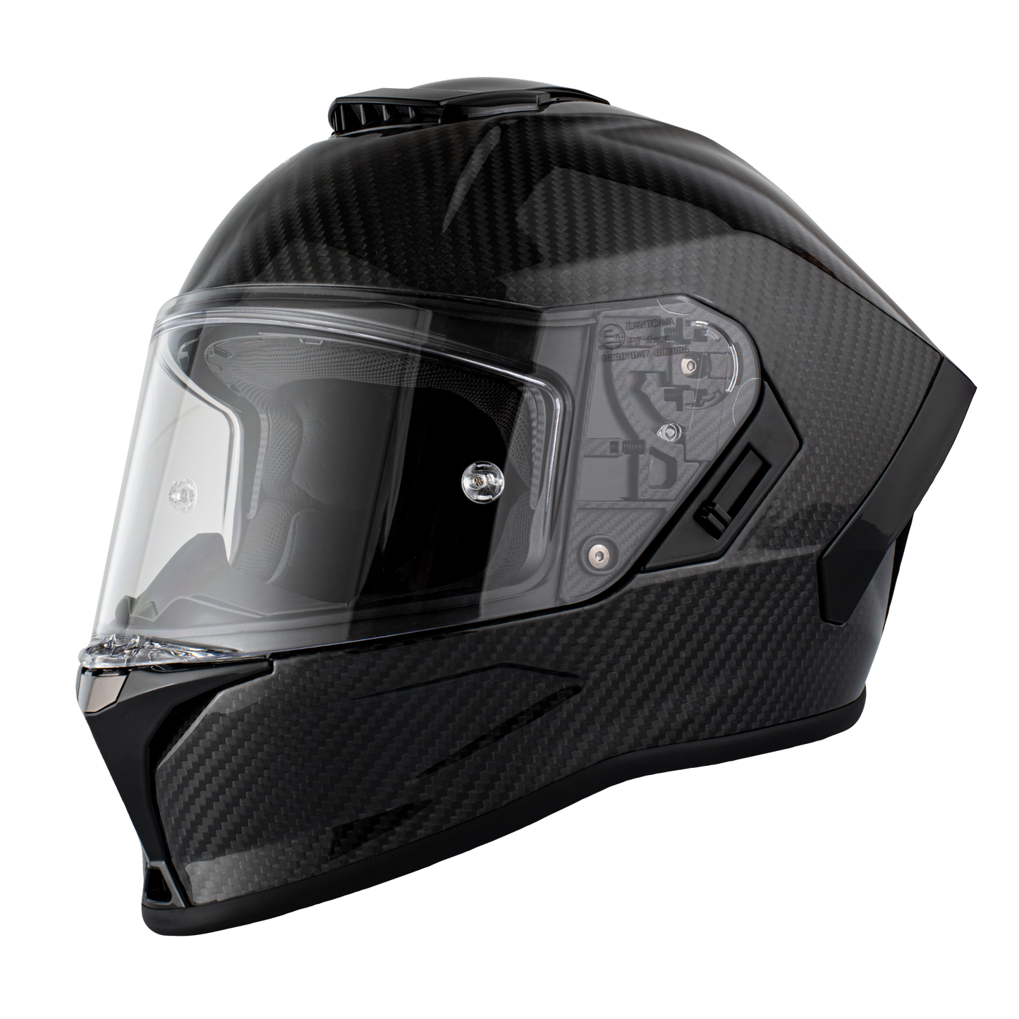 D.O.T. & ECE Daytona Viper- Grey Carbon Fiber