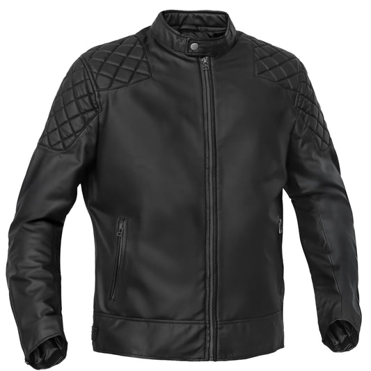 Venture Guard Men’s Faux Leather Motorcycle Jacket