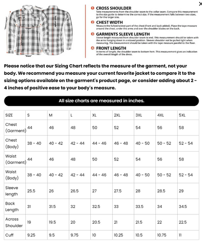 Flannel Shirt - Orange and Black
