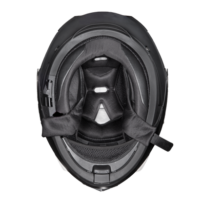 Daytona Glide Modular Motorcycle Helmet - DOT Approved, Bluetooth Ready, Dual Visor, Men/Women/Youth - Hi-Gloss White