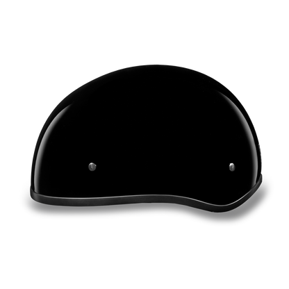 D1-ANS D.O.T. DAYTONA SKULL CAP W/O VISOR - HI-GLOSS BLACK Helmets Daytona Helmets