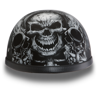 6002G EAGLE- W/ GUNS Non-DOT Helmets Daytona Helmets