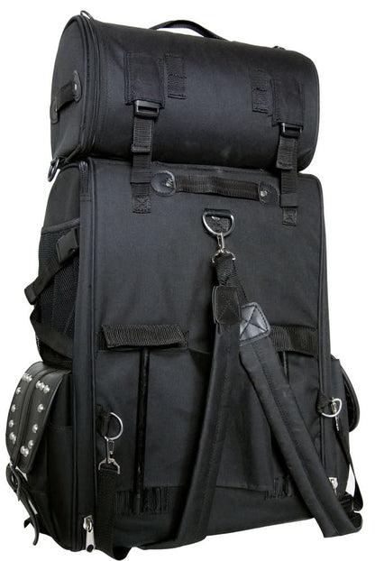 Updated Touring Sissy Bar Bag w/ Studs