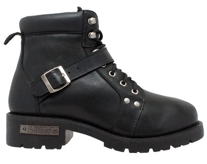 Edgewalker Men's 6"  Black Motorcycle Boots
