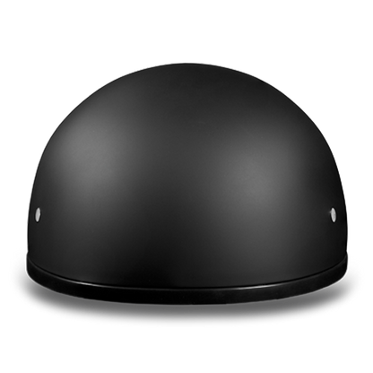 D1-BNS D.O.T. DAYTONA SKULL CAP W/O VISOR - DULL BLACK Helmets Daytona Helmets