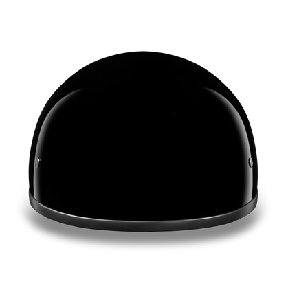 D1-ANS D.O.T. DAYTONA SKULL CAP W/O VISOR - HI-GLOSS BLACK Helmets Daytona Helmets
