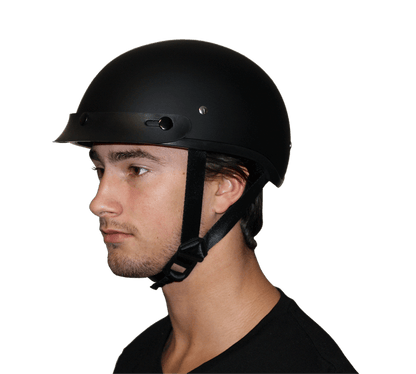 D6-PS D.O.T. DAYTONA SKULL CAP - W/ PISTONS SKULL Helmets Daytona Helmets