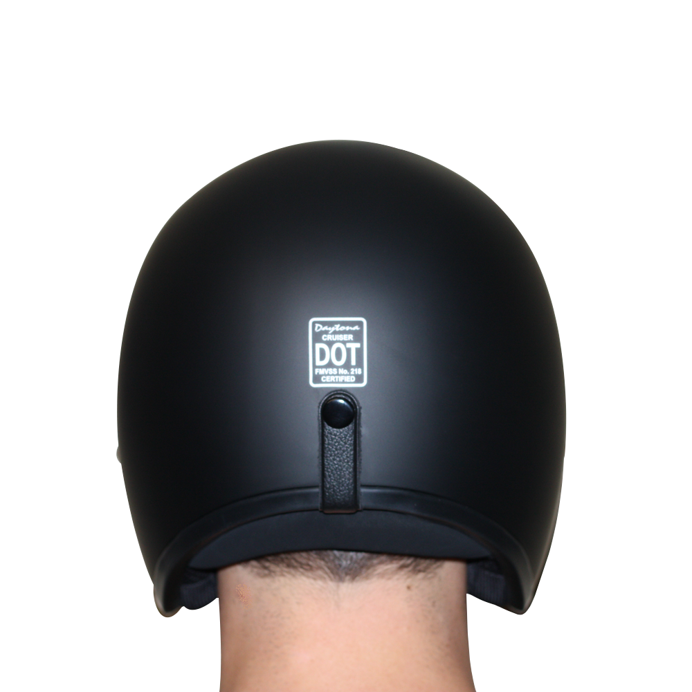 DC1-B D.O.T. DAYTONA CRUISER - DULL BLACK Helmets Daytona Helmets