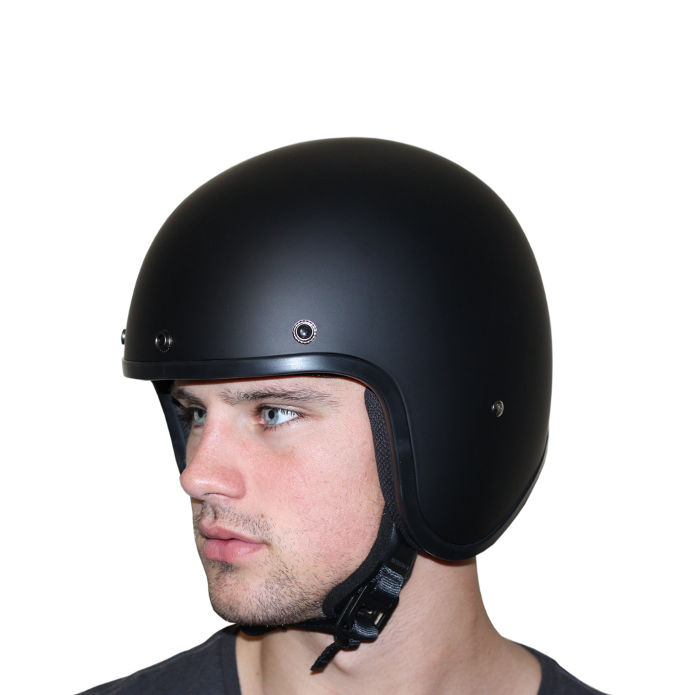 DC1-A D.O.T. DAYTONA CRUISER - HI-GLOSS BLACK Helmets Daytona Helmets