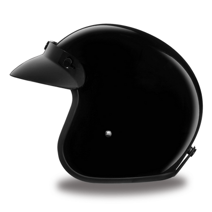 DC1-A D.O.T. DAYTONA CRUISER - HI-GLOSS BLACK Helmets Daytona Helmets