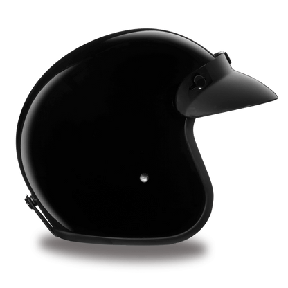 DC1-A D.O.T. DAYTONA CRUISER - HI-GLOSS BLACK Helmets Daytona Helmets