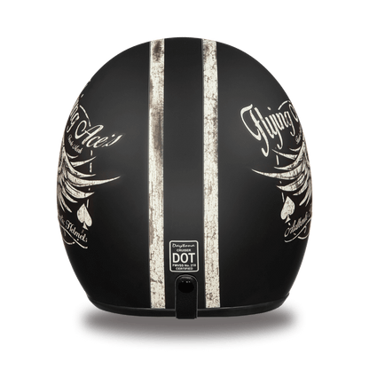 DC6-FAC D.O.T. DAYTONA CRUISER - W/ FLYING ACE'S Helmets Daytona Helmets