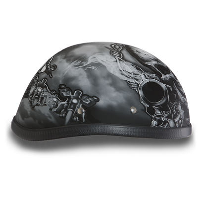 6002G EAGLE- W/ GUNS Non-DOT Helmets Daytona Helmets