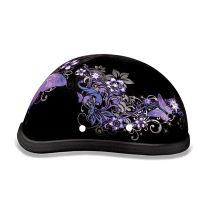 6002B EAGLE- W/ BUTTERFLY Non-DOT Helmets Daytona Helmets