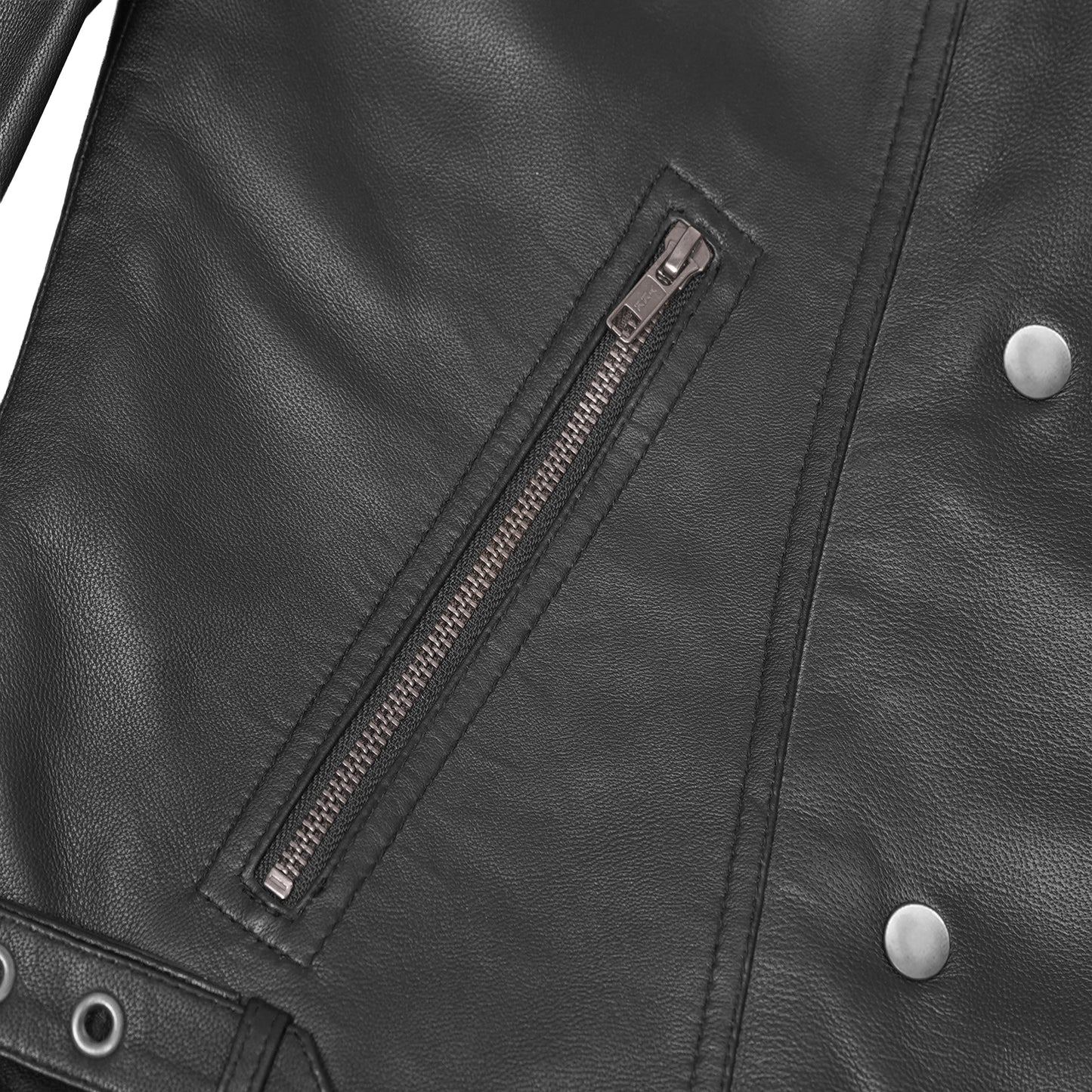 Shadow Queen Women's Black Fashion Leather Jacket